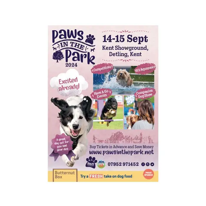 Blue Sky Fostering, Paws in the Park, Detling, Kent, 14th and 15th September 2024