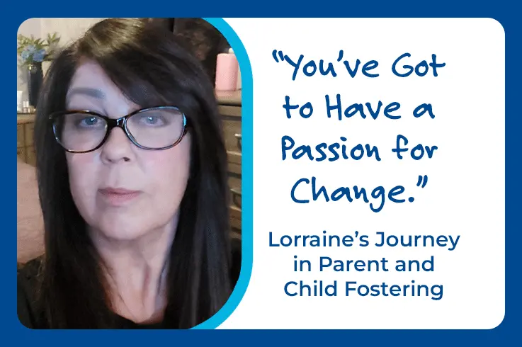 Lorraine parent and child fostering Sussex and Surrey